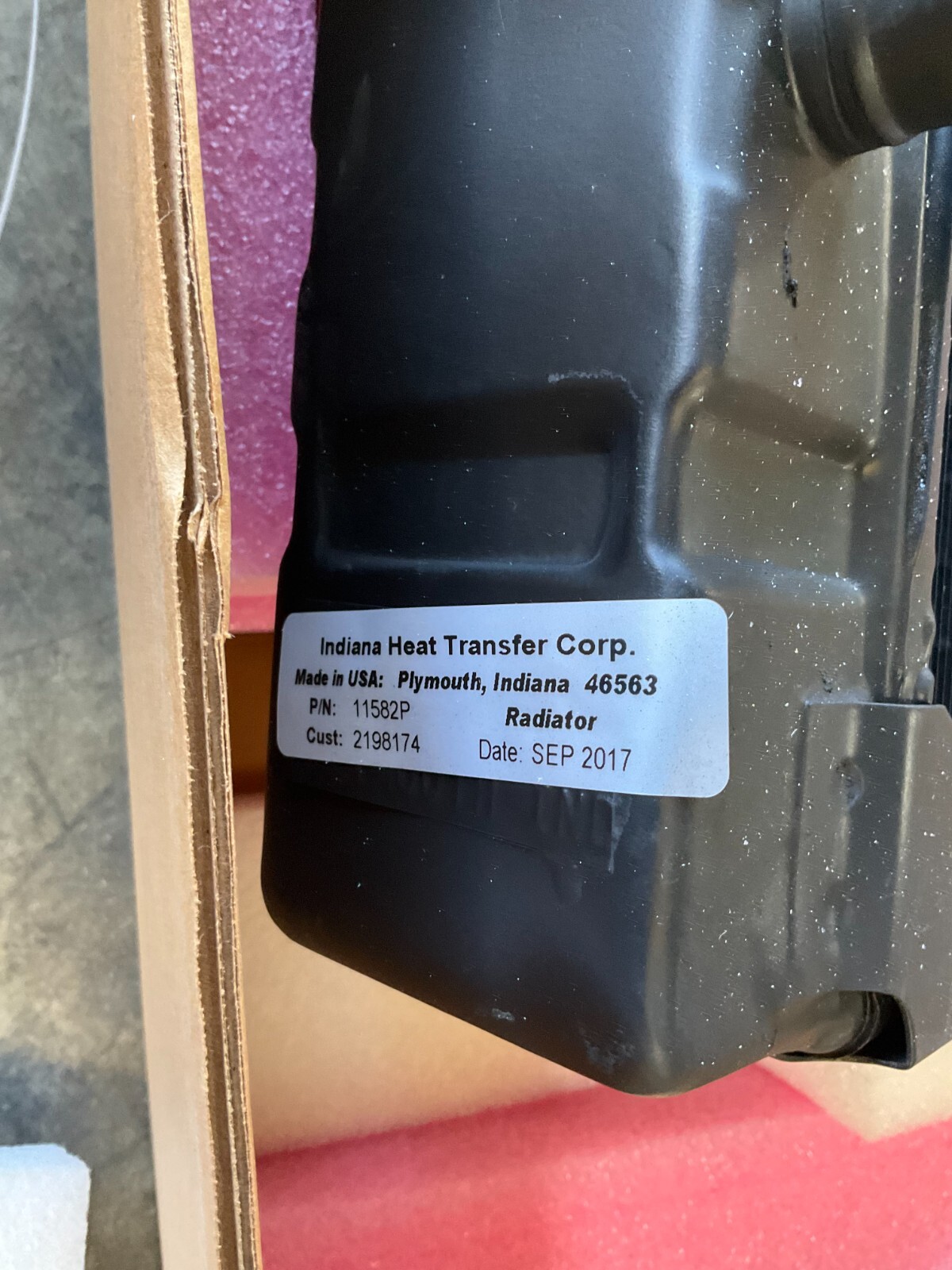 Indiana Heat 2198174 Radiator Assembly 11582P New (TSC) eBay