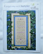 The Victoria Sampler Forget Me Not Sampler Hardanger & Embroidery Pattern