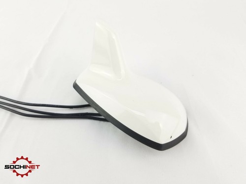 MERCEDES W221 TOP SHARK FIN ANTENNA ROOF GPS WHITE OEM - Picture 2 of 7