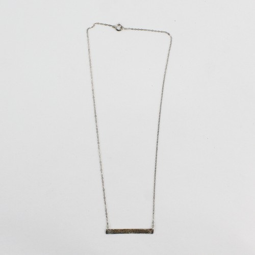 HML Silver-Tone Fine Dainty Chain Necklace 18"
