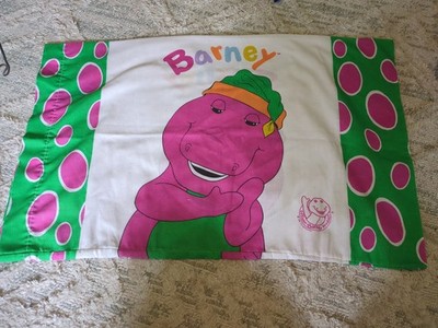 Official Barney 1992 Pillowcase 30'' W x 18.5'' L Standard Size USA
