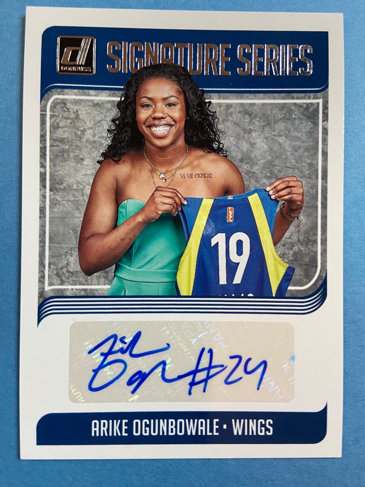 2019 Donruss WNBA #SS-AOG Arike Ogunbowale Signature Series Autograph - NM/MT