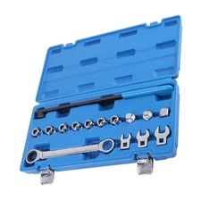 15x Universal Ratcheting Serpentine Belt Tool Set   Removal Installation Kit