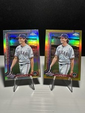 2025 Topps Chrome Update Jacob deGrom #ASGC-48 True Gold & Base Refractor Ranger