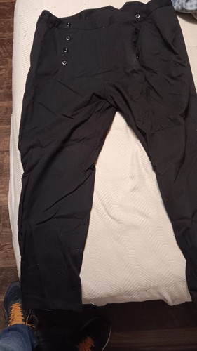 The Pirate Dressing Cropped Drop Front Pants Men's Small Houndstooth Steampunk - Picture 1 of 3