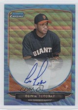 2013 Bowman Chrome Prospects 24/50 Edwin Escobar #BCA-EE Auto fm0