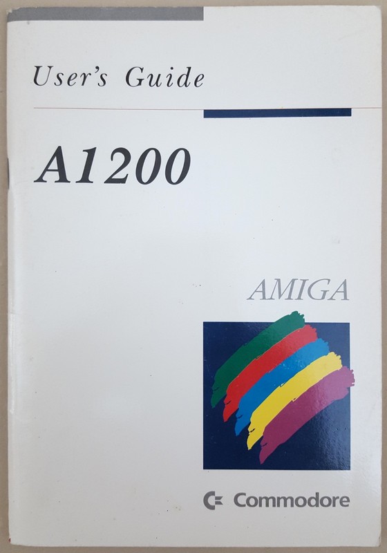 Amiga A1200 User's Guide Manual Book for Commodore Amiga 1200 - v3.0 ©1992