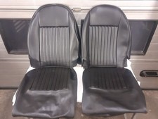 Triumph Spitfire MK4 - 1500  /  Triumph GT6 MK3   schwarze Vinylsitzbezüge