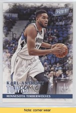 2016 Panini Black Friday Karl-Anthony Towns #4 READ 8f4