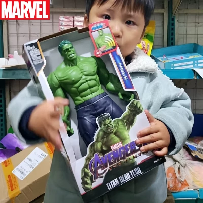 30 Cm Marvel Avengers Giocattolo Thanos Hulk Spiderman Capitan America Iron Man - Immagine 2 di 4