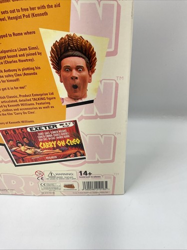 Carry on Cleo LE Deluxe Talking Action Figure Kenneth Williams New Boxed Works - Picture 19 of 24