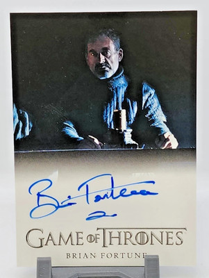Game Of Thrones Brian Fortune As Othell Yarwyck Autograph HBO