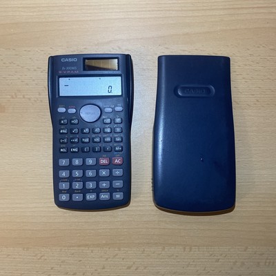 CASIO FX-300MS  S-V.P.A.M. TWO-WAY POWER  SCIENTIFIC CALCULATOR WITH COVER