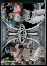 2019 Topps Chrome #GRE-1 Andrew Benintendi / Carl Yastrzemski Greatness Returns