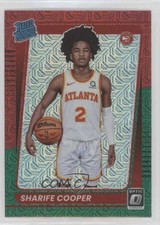 2021-22 Donruss Optic Rated Rookie Choice Red & Green Prizm Sharife Cooper 0et1