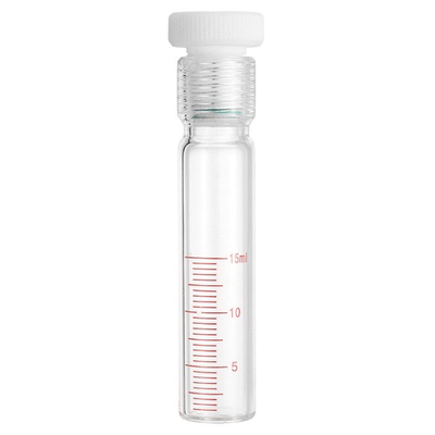 #ad #ad 15ml Flat Bottom Heavy Wall Pressure Bottle with Full Scale Clear AU $22.61