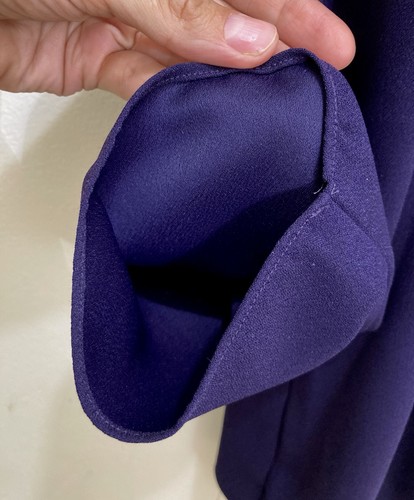 Talbots Women’s Blouse Top Size 1Xp Purple 3/4 Sleeve - Picture 6 of 23