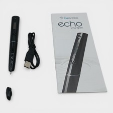 Livescribe Echo Smartpen with Starter Notebook 1 Untested 