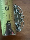 Vintage WWII US ARMY CAMPHOR GLASS Sweetheart Pin Brooch 1940's — photo 4