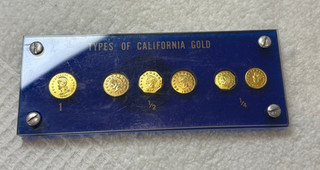 Set of 6) California Gold Tokens all in Uncirculated Condition !!