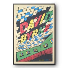 David Byrne In Atlanta GA Tour December 2-3 2025 Poster