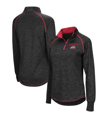 Ohio State  Colosseum Women's Bikram Lightweight Fitted Quarter-Zip NWT XL