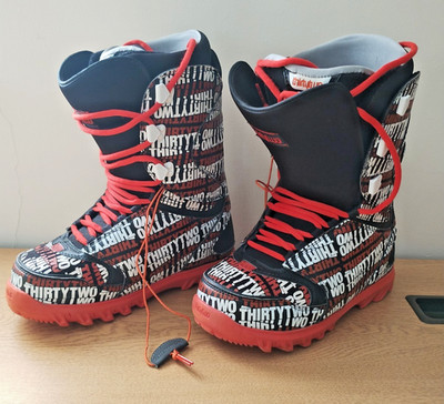 Thirty Two Lashed Brandon Hobush Snowboard Boots Size UK 9