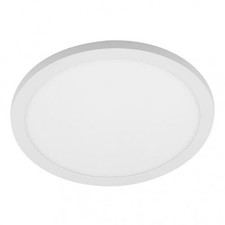Litecraft Darly Flush Bathroom Ceiling or Wall Light 24 W Integrated LED - White