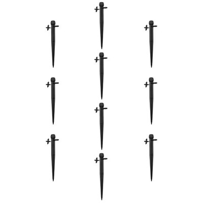 0-14 GPH, 360 °, Adjustable Drip Emitter on Stake (10-Pack)