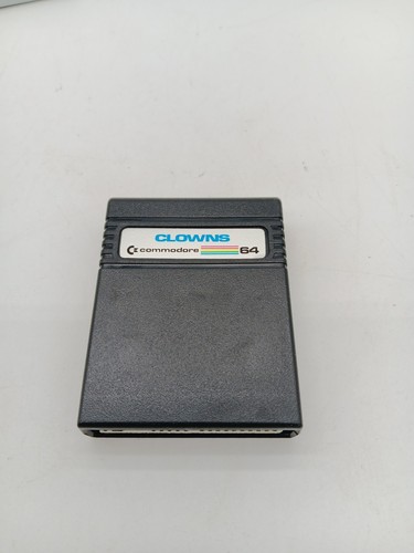 CLOWNS Commodore 64 Cartridge CIB Complete In Box W Manual Tested - Picture 2 of 12