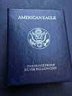 American Eagle 1996-P Fine Silver 999 Proof Finish Box&COA