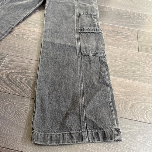 PacSun Extreme Black Baggy Cargo Pockets Jeans NWT Men’s Size 29x30 - Picture 3 of 9
