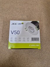 Image of JCC V50 JC1001/WH Fire-Rated LED 3000 & 4000K Downlight 6W 700lm IP65 White Beze