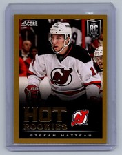 2013 Score #640 Stefan Matteau New Jersey Devils Hot Rookies RC Gold