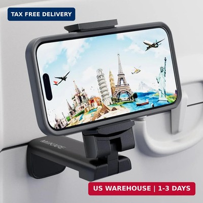 MiiKARE Airplane Travel Essentials Phone Holder, Universal Handsfree Phone Mount