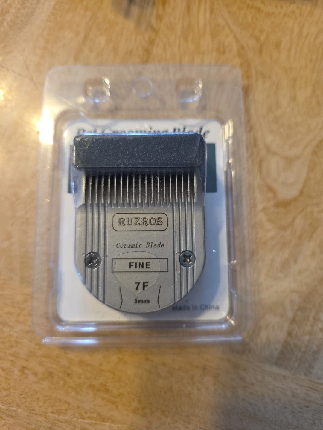 RUZROS 7F 3mm FINE pet Grooming Blade