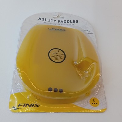 FINIS Agility Paddles Floating - High-Quality Swim Paddles Lap Swimming Large