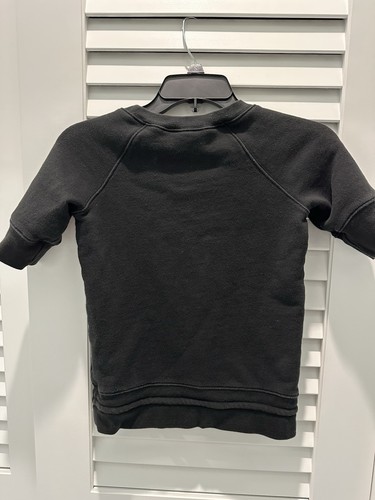 Ralph Lauren Girls Kids Black Short Sleeve Graphic Sweatshirt M 8-10 - Picture 8 of 9