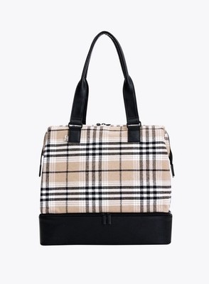 BEIS Plaid Mini Weekender NWT