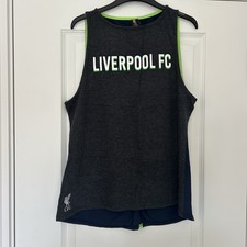 Liverpool FC Vest Top ? Size 12 ? Grey/Black ? Women?s Sports Tank