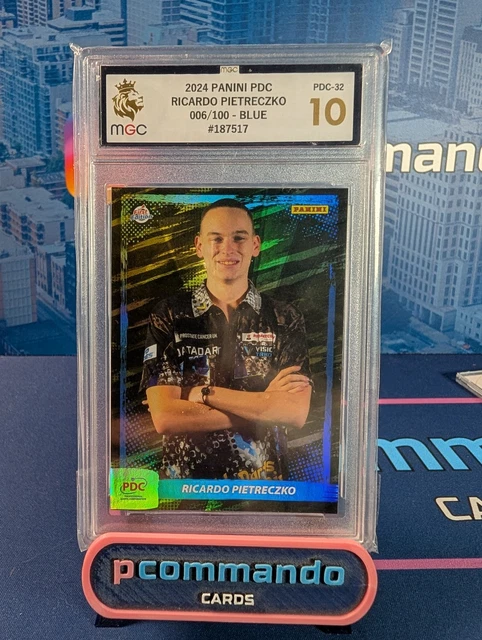 2024 Panini PDC Darts - Ricardo Pietreczko /100 Blue MGC 10