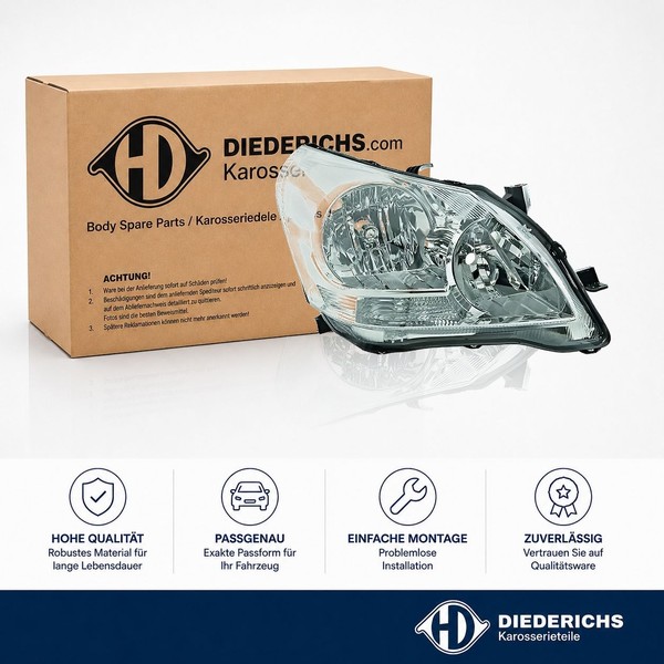 Hauptscheinwerfer Links Diederichs 6619481 FÜR Toyota Frontscheinwerfer-image