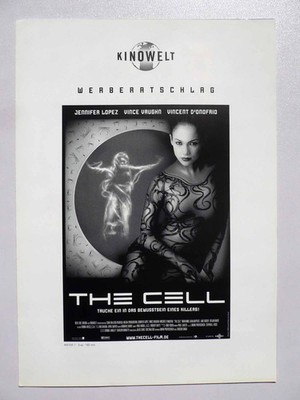 The Cell - Jennifer Lopez - Vincent D Onofrio - Vince Vaughn - Werberatschlag