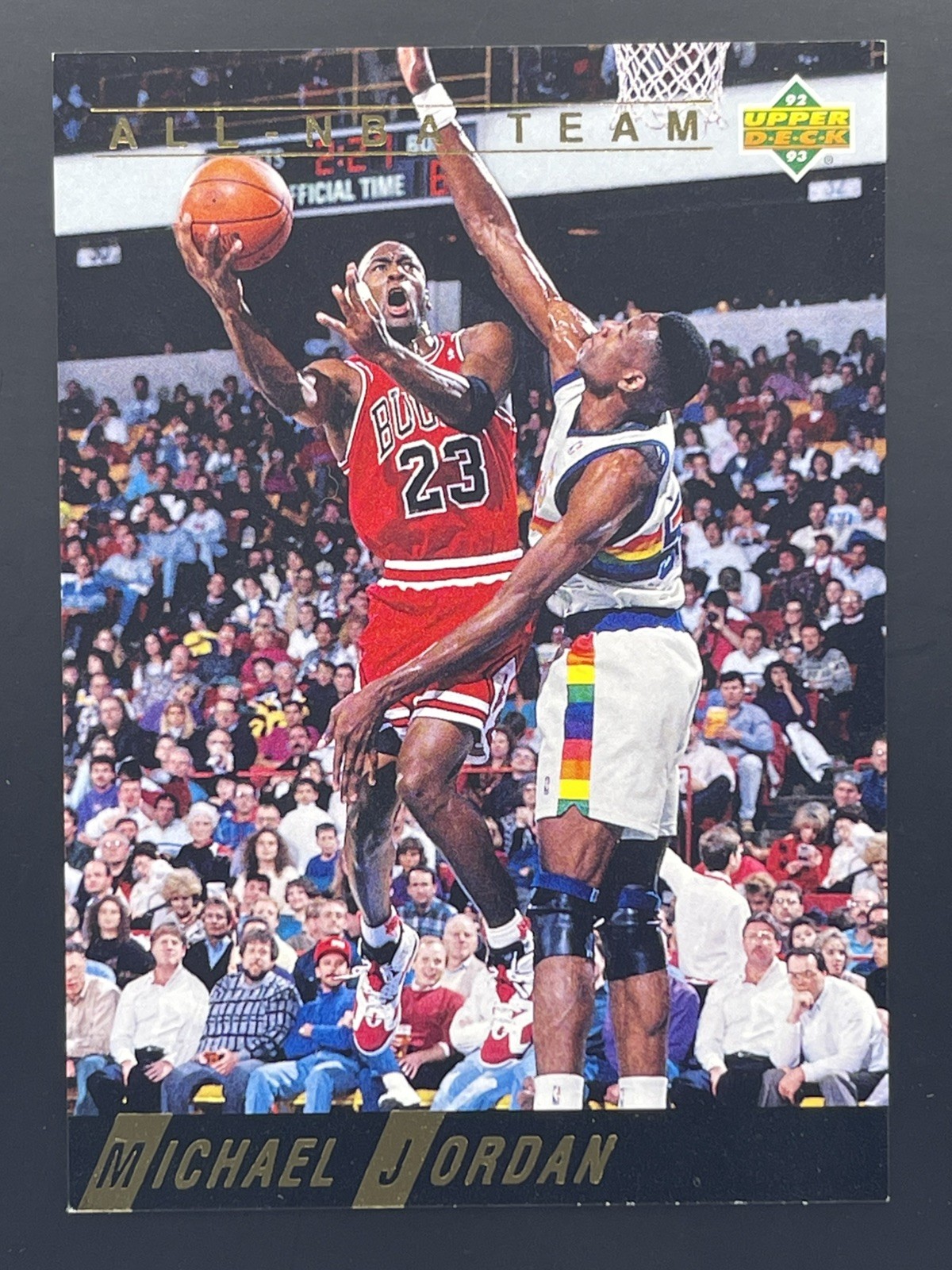 1992-93 Upper Deck All-NBA Team Michael Jordan #AN1 HOF