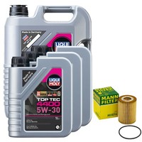 MotoröL Set 4400 5W-30 Liqui Moly 8 Liter + ÖLfilter FüR Mercedes E-Klasse GLE