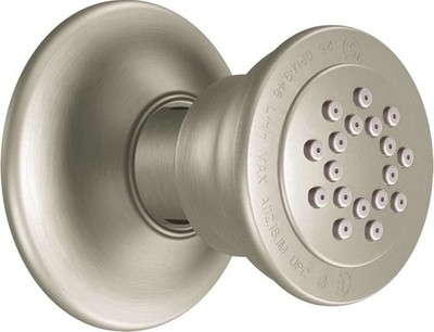 Moen Vertical Shower Body Spray Head - Moen M-PACT A501BN Brushed Nickel