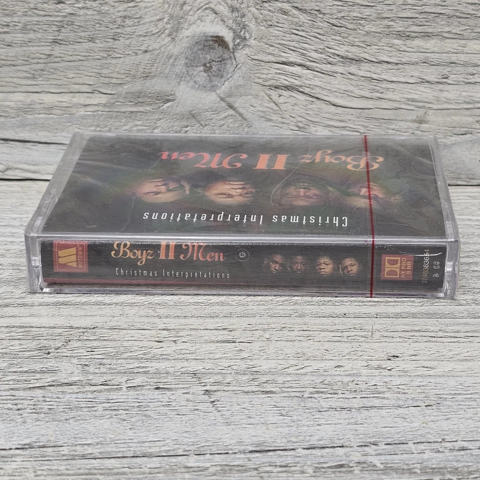 Boyz II Men Christmas Interpretations Cassette Tape 1993 Brand New Sealed Boys 2 - Image 2 of 4