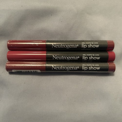 Neutrogena Lip Show Silky Matte Lip Color Crayon Discontinued Red Pink Tones - Picture 1 of 6