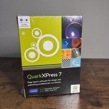 QuarkXPress 7 Upgrade Factory Sealed Mac  Windows Media Pak