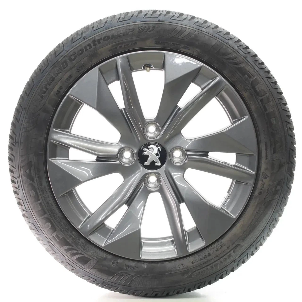 Peugeot 208 II UB Winterräder Vielspeiche Grau Fulda 195/55R16 DOT21 9828185580 - Bild 3 von 4